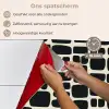 Modern - Organisch - Zwart keuken achterwand spatscherm klein 900 -spatscherm_NL
