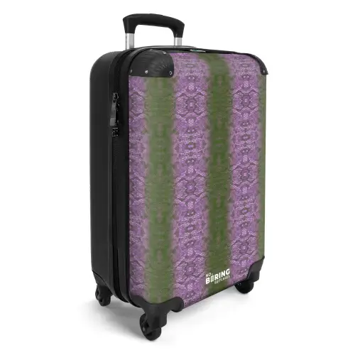 lichtpaars slangenhuid met symmetrische schubstructuur NBS - Handbagage koffer - Volwassenen Unisex middel -productfoto_3d