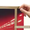 Raceauto - Rood - Blauw - Snelheid Light Box met batterij (Wandlamp kind) middel -USP_websiteprintNL