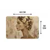 Vrouw - Goud - Abstract - Textuur Placemat vinyl groot -specs