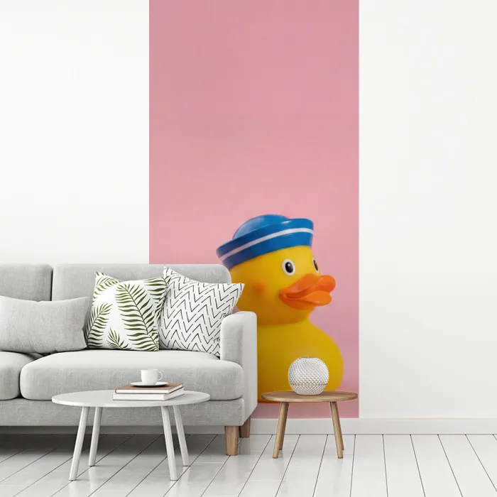 Matroos - Eend - Roze fotobehang vinyl groot -woonkamer