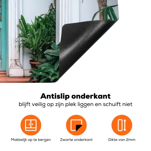 Deur - Patronen - Planten Inductie beschermer vinyl 3mm klein -zzzzzzz-td-onderkant