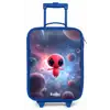 Rood Ruimtewezen in Kosmische Dans Kinderkoffer - Blauw klein -zz3dotto