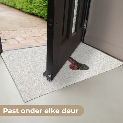Telefoon - Koord - Rood - Minimalistisch Deurmat klein -USP_NL