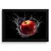 Appel - Rood - Water - Zwart - Fruit KitchenYeah - Keuken - Fotolijst klein -3d