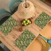 Bladeren - Modern - Groen Placemat vinyl groot 368 -zzsfeer5_Kitchenyeah-website