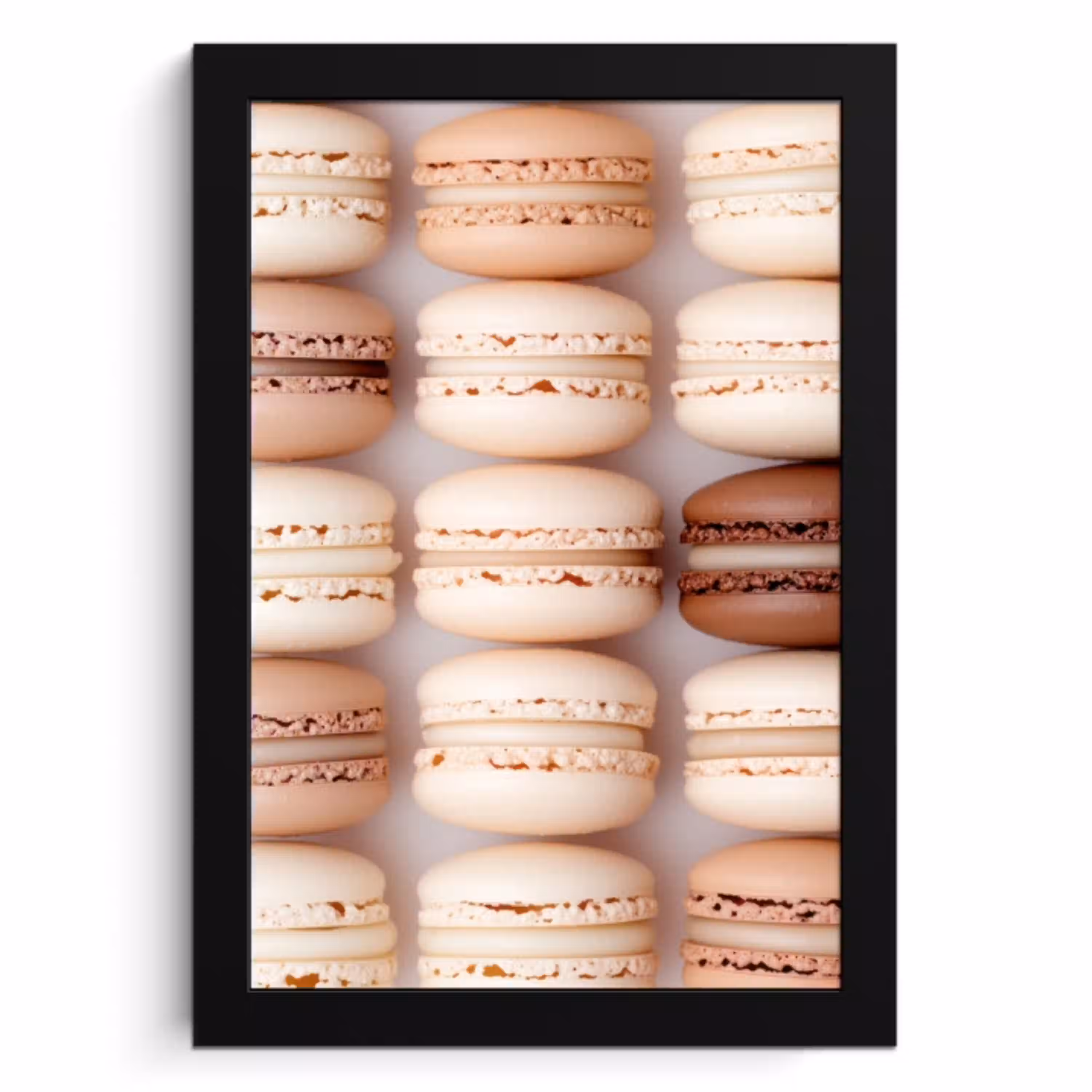 Macarons - Beige - Bruin KitchenYeah - Keuken - Fotolijst klein -3d