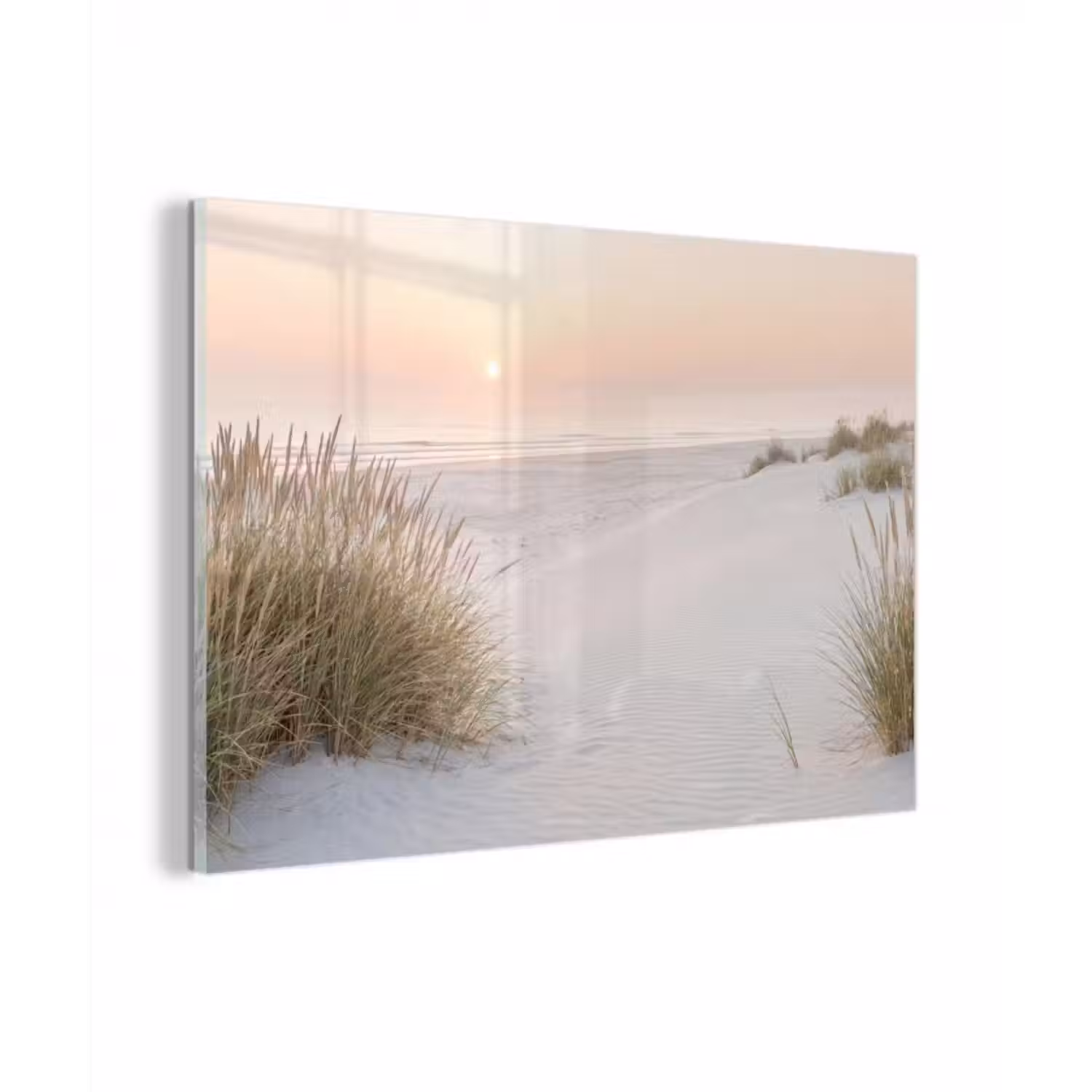 Glasbild - Horizont - Dünenlandschaft - Sand