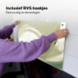 Abstract - Penseelstreken - Golven - Groen Inductie beschemer met haakjes klein -ky-ophangen-nl