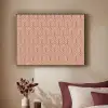 Zalmroze - Patroon - Geometrisch Textielframe - compleet frame klein 947 -sfeer1
