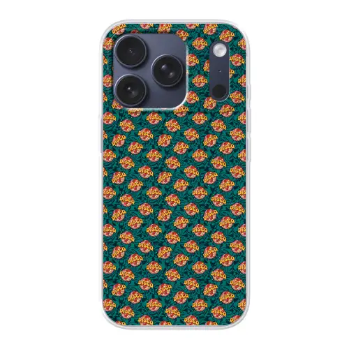Groen - Disco - Patroon Telefoonhoesje iPhone 17 Pro klein 878 -3d