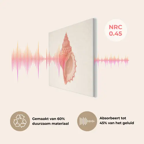 Schelp - Roze - Structuur PET vilt klein -USP_NL