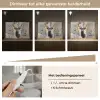 Abstract - Hert - Gewei - Goud Light Box met kabel (Tafellamp) klein -USP_dimbaarNL