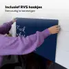 Fuck what they think - Blauw - Cursief Inductie beschemer met haakjes klein -ky-ophangen-nl