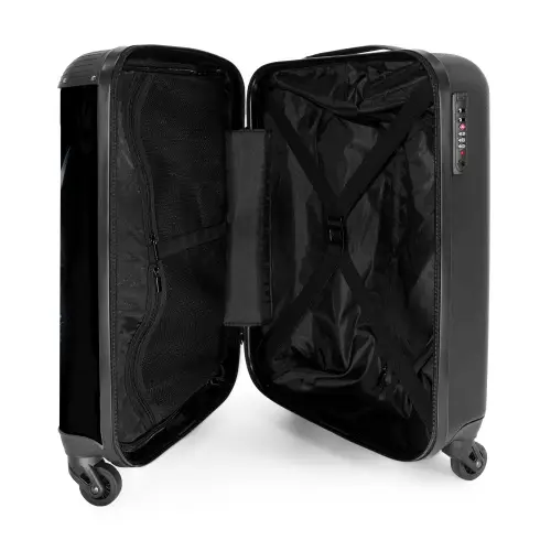 Schotse Hooglander als Graffiti Art NBS - Handbagage koffer - Kinderen Unisex middel -binnenkant