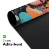 Portret - Vrouw - Abstract - Bloemen Muismat XXL klein -sfeer2