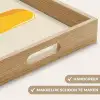 Oranje - Stokje - Waterijsje Dienblad Rechthoek middel -USP_HandgreepNL