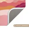 Bergen - Abstract - Zonnestralen - Roze WCmat klein -USP_AntislipNL