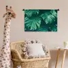 Monstera - Bladeren - Planten - Jungle - Natuur Wandkleed katoen klein -wsfeer5_kind