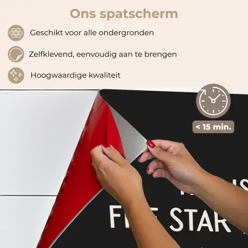 This is a five star kitchen keuken achterwand spatscherm klein -spatscherm_NL