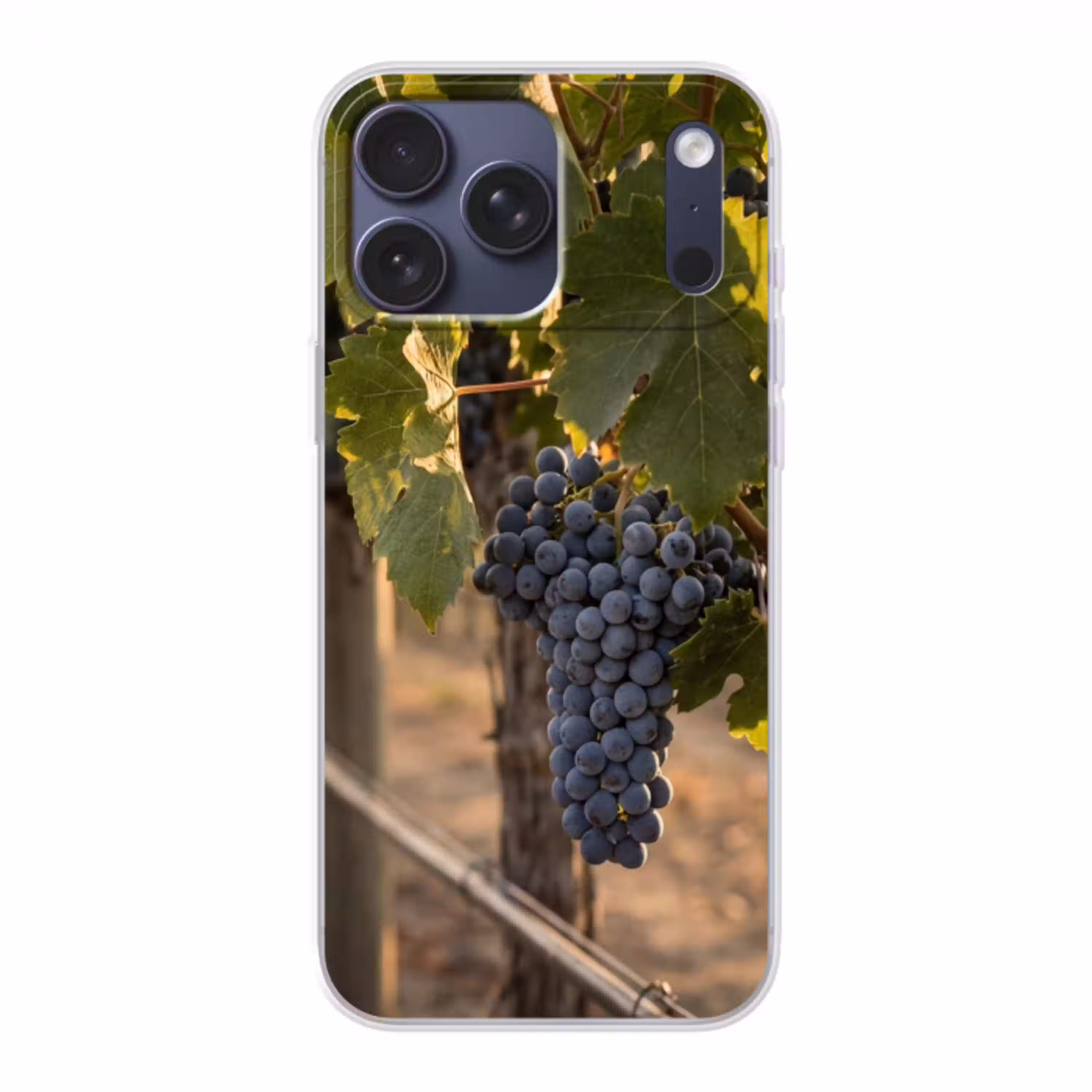 Druiven - Wijngaard - Zonlicht Telefoonhoesje iPhone 17 Pro Max klein -3d