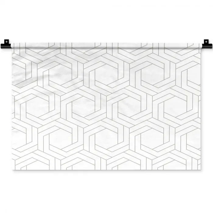 Design - Geometrie - Patronen - Abstract Wandkleed katoen klein 269 -zz3d