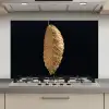 Bladeren - Zwart - Goud - Luxe - Natuur keuken achterwand spatscherm klein -3d_website