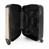 Kat omringd door beige stippen NBS - Handbagage koffer - Volwassenen Unisex middel -binnenkant