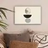 Beige - Japandi - Wabi sabi canvas 2cm klein -sfeer1