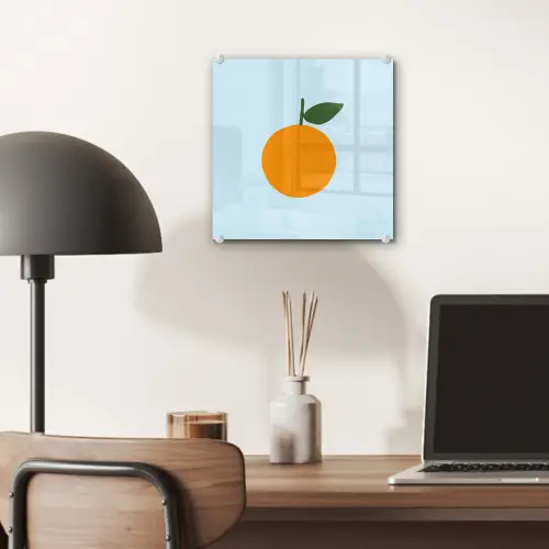 Fruit - Sinaasappel - Oranje plexiglas 5mm klein -sfeer6