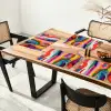 Abstract - Kleurrijk - Golven - Lijnen Placemat vinyl groot -zzsfeer4_Kitchenyeah-website