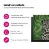 Panter - Zebrapatroon - Groen Inductie beschermer vinyl 3mm middel -zzzzzzz-lf-ups