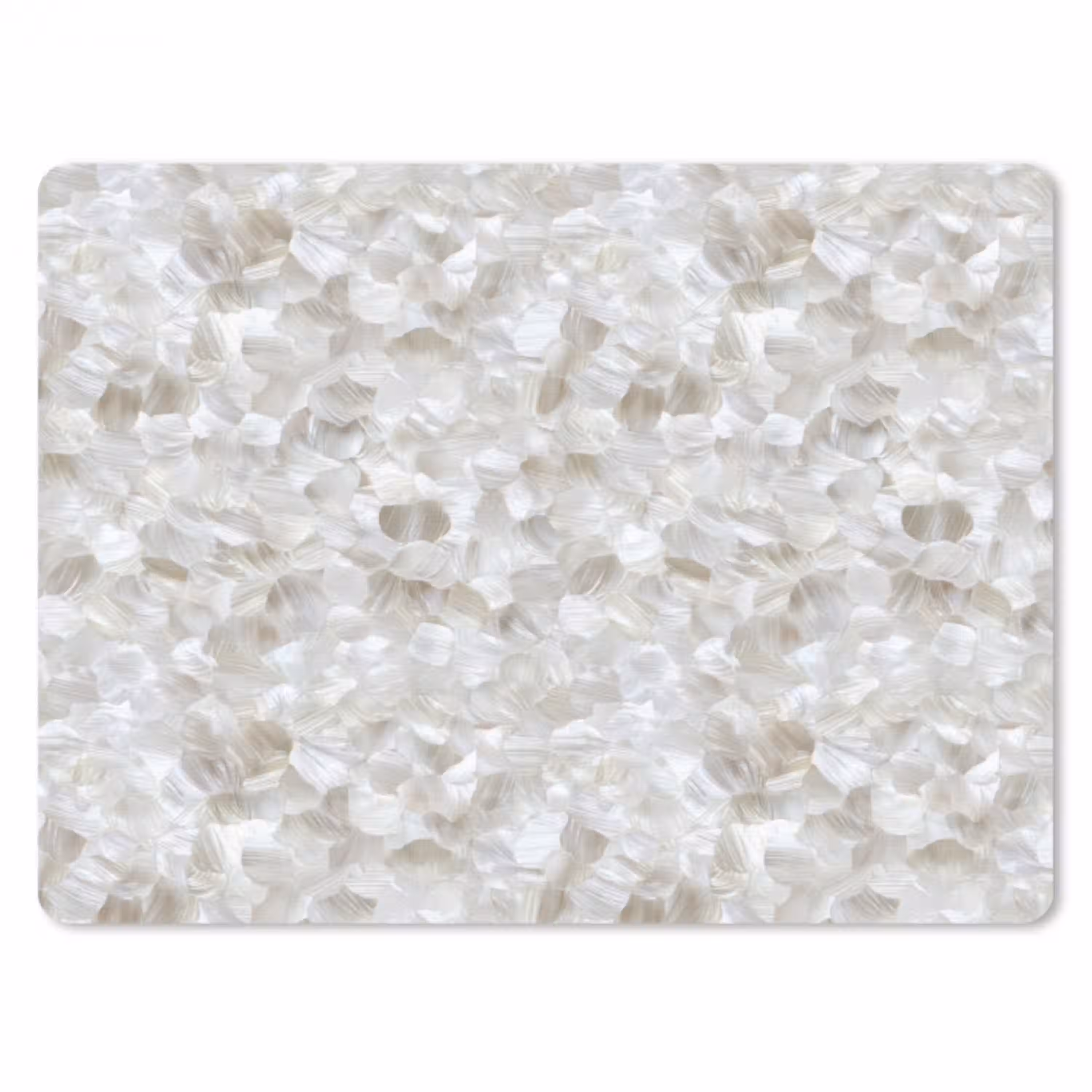 Wit - Penseelstreken - Reliëfeffect muismat rubber klein 262 -3d