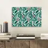 Palmblad - Panterprint - Tropical aluminium wit klein -sfeer1