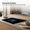Vlinder - Blauw - Contrast Inductie beschermer vinyl 3mm klein -sfeer1