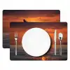 Walvis - Zon - Zee Placemat vinyl groot -zzsfeer2_Kitchenyeah-website