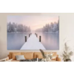 Steiger - Meer - Mist - Winter - Serene forex 5mm xxl -bovenbank