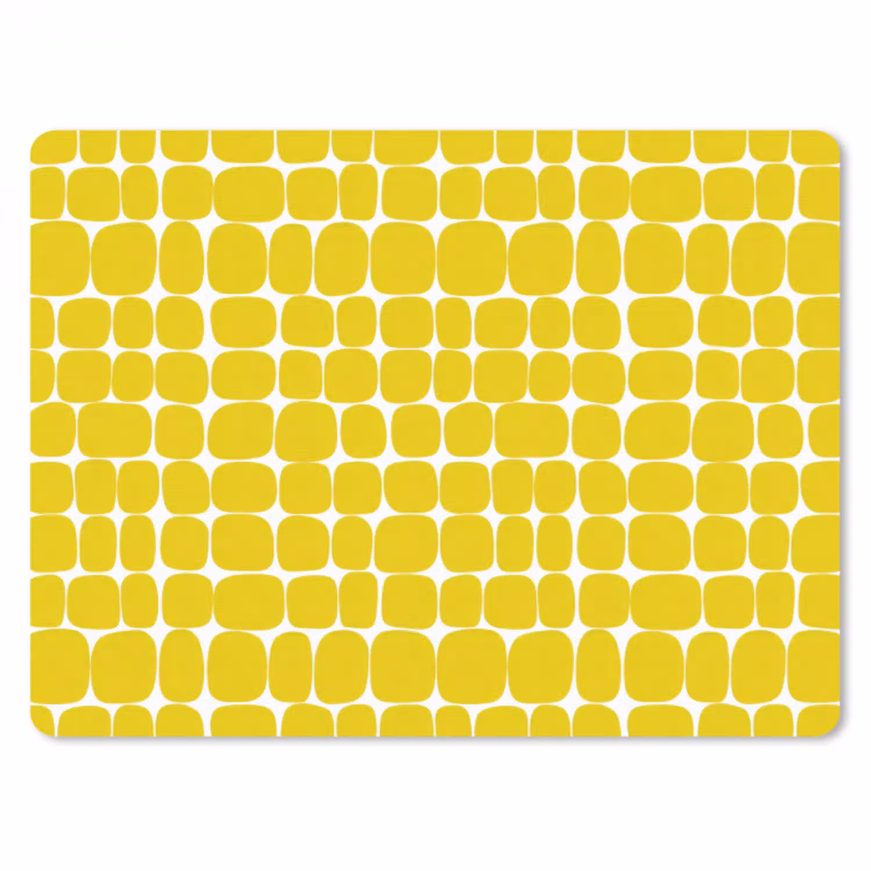Stippen - Modern - Geel muismat rubber klein 262 -3d