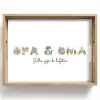 Opa & Oma - Lettercollage Dienblad Rechthoek middel -z3d_shopping