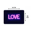 Neon - Love - Valentijn Placemat vinyl groot -specs