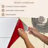 Geometrische bogen - Minimalistisch - Symmetrisch keuken achterwand spatscherm klein -spatscherm_FR