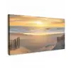 Strand - Duinen - Zonsondergang Tuinposter op houten frame 2 cm dik xxl -3d