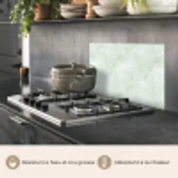 Groen - Marmer - Vloeiende aders keuken achterwand spatscherm klein 900 -usp_FR