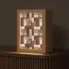 Modern - Geometrie - Kleurrijk Light Box met kabel (Tafellamp) klein 925 -z3d_website
