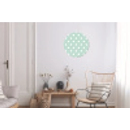 Klassiek - Polka - Groen Wandcirkel aluminium klein 190 -woonkamer