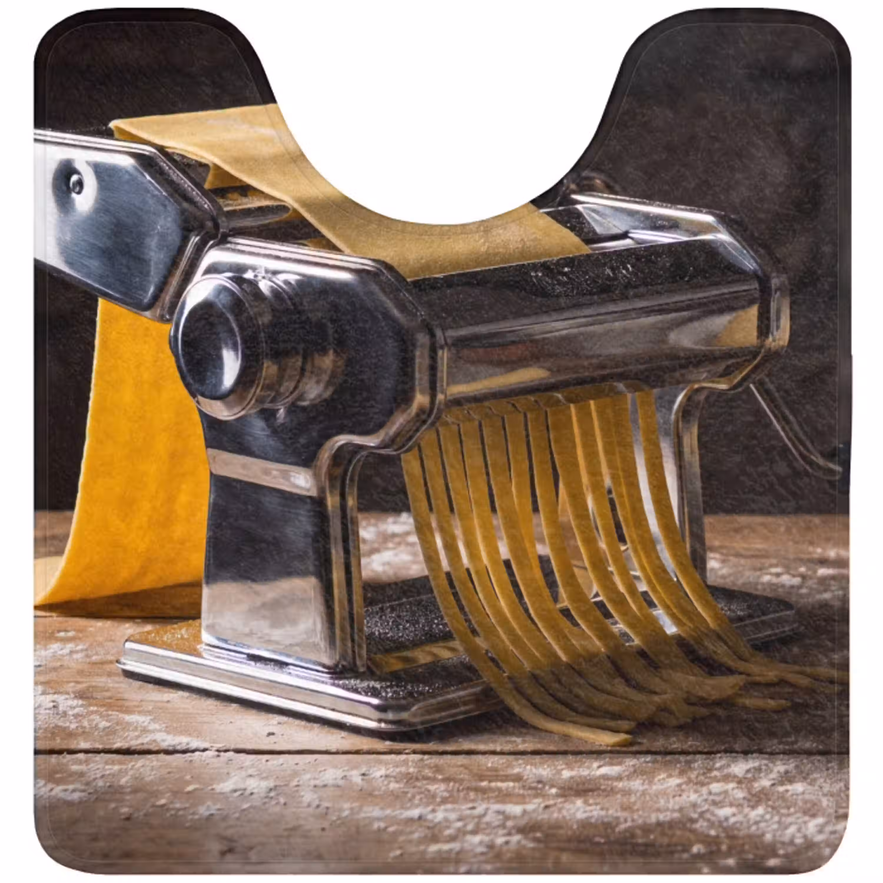 Pasta - Vers - Koken WCmat U-uitsnede middel -3d