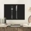 Vork - Mes - Zilver PET vilt klein -sfeer1
