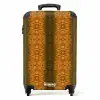 Oranje slangenhuid met symmetrische schubstructuur NBS - Handbagage koffer - Volwassenen Unisex middel -productfoto_recht