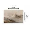 Berglandschap - Mist  - Penseelstreken Placemat vinyl groot -specs