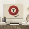 Cirkel - Zeven - Lucky - Rood PET vilt klein -sfeer1